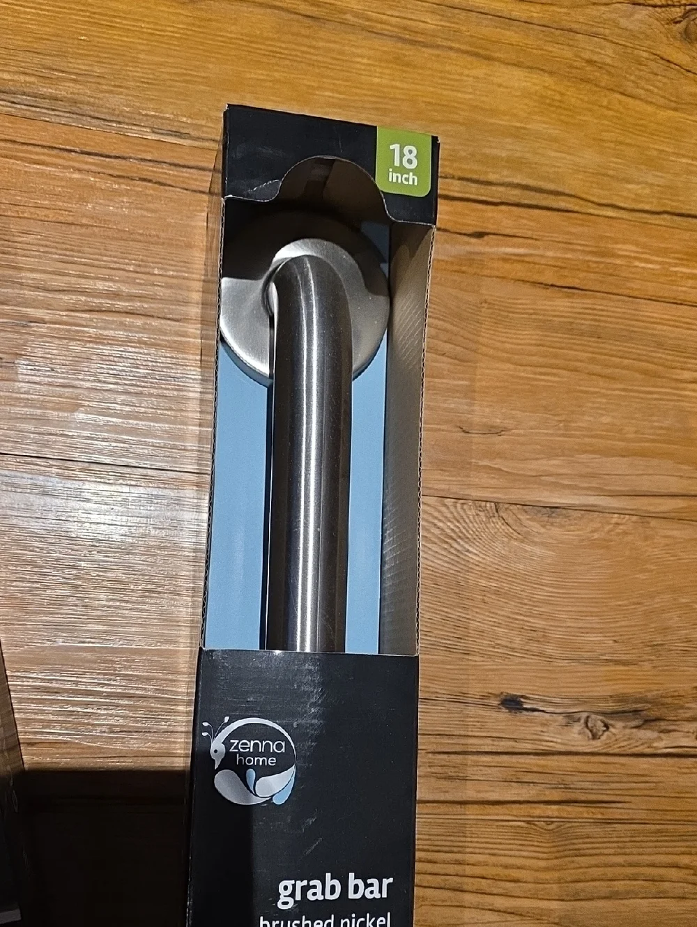Brushed Nickel Stainless Steel Grab Bar - 12 Inch & 18 Inch - ADA Compliant